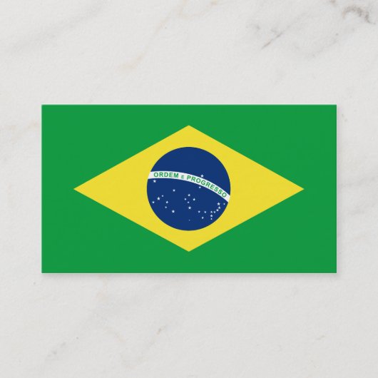 braziliervlag visitekaartje (Voorkant)