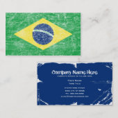 braziliervlag visitekaartje (Voorkant / Achterkant)