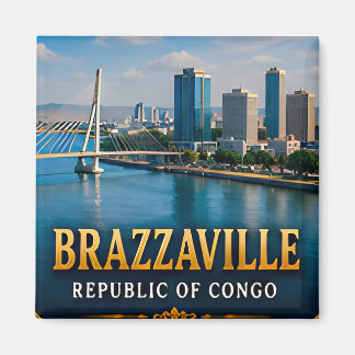 Brazzaville Congostroom en Bruisend Stadsleven Magneet