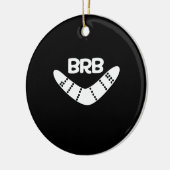 BRB Boomerang Keramisch Ornament (Links)