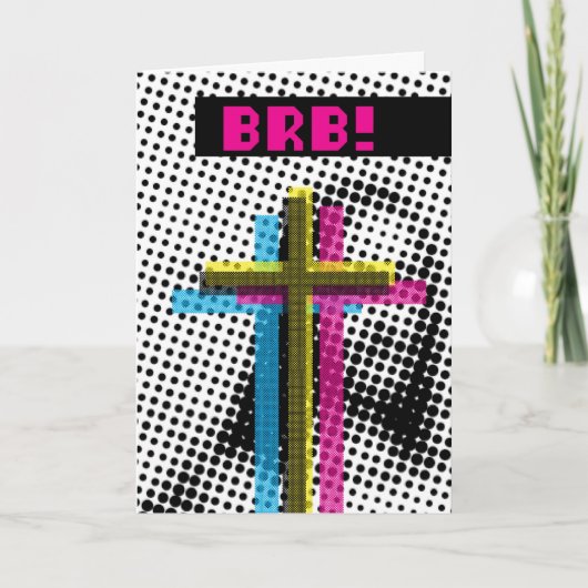 BRB! FEESTDAGEN KAART (Voorkant)