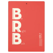 BRB KLEMBORD (Achterkant)