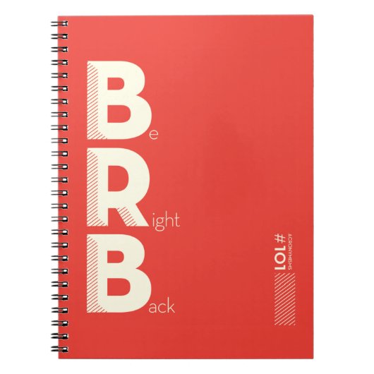 BRB NOTITIEBOEK (Voorkant)