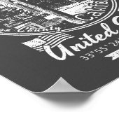 BREA CALIFORNIA - STAD BREA CA POSTER (Hoek)