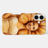 Bread Head High Fashion Loaf Model Case-Mate iPhone Case (Achterkant (horizontaal))