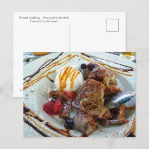 Bread Pudding Postcard Briefkaart