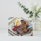Bread Pudding Postcard Briefkaart (Staand voorkant)