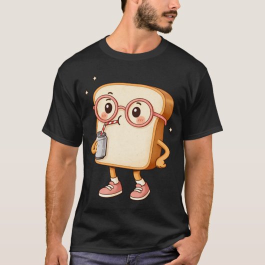 Bread Tony – T-Shirt Brillant de Pause (Devant)