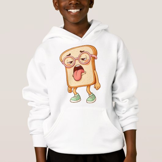 Bread Tony Tired Mood – Funny Bread T-Shirt (Voorkant)