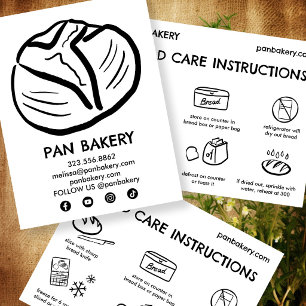 BREAD Zorgkaart Instructies Sourdough Bakkerijkaar Bedankkaart