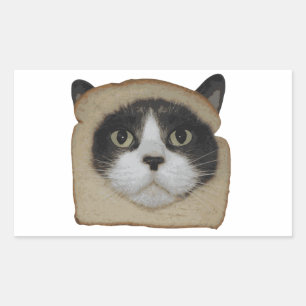 Breaded Inbrood Cat Breading Rechthoekige Sticker