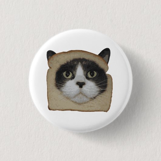Breaded Inbrood Cat Breading Ronde Button 3,2 Cm (Voorkant)