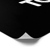 Bready to party Funny Food Bread Pun Dark BG Poster (Hoek)