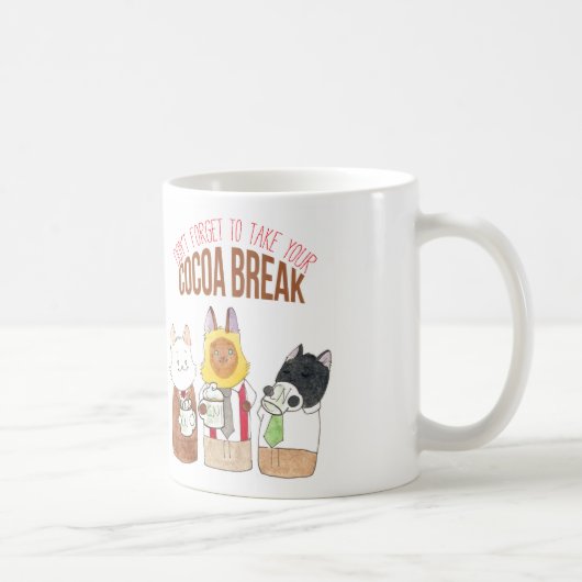 Break Cat News Le cacao Break Mug (Droite)