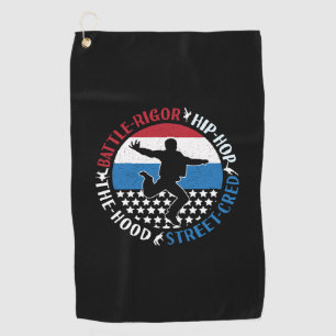 Break Dance Breakdancing Hip-Hop Jongen Golfhanddoek