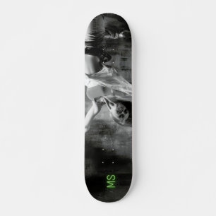 Break dance girl design skateboard