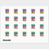 Break Dance King Ronde Sticker (Vel)