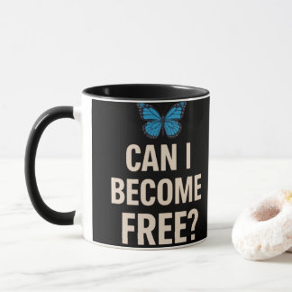 Break Free – Motivatie vlinder Mok