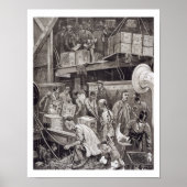 Break in het schip van een theeschip in Londen Poster (Voorkant)