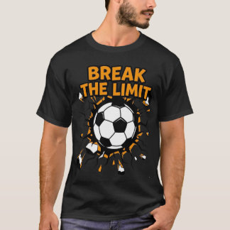 Break Limits Voetbal Bal Vuur Doel T-Shirt - Sport