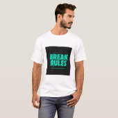 BREAK RULES. TEXT PRINTED T-SHIRT (Devant entier)