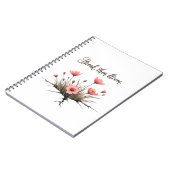 Break then Bloom - Inspirational Journal / Noteboo (Côté gauche)