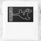 Breakdance aangepaste kleur stickers (Tas)