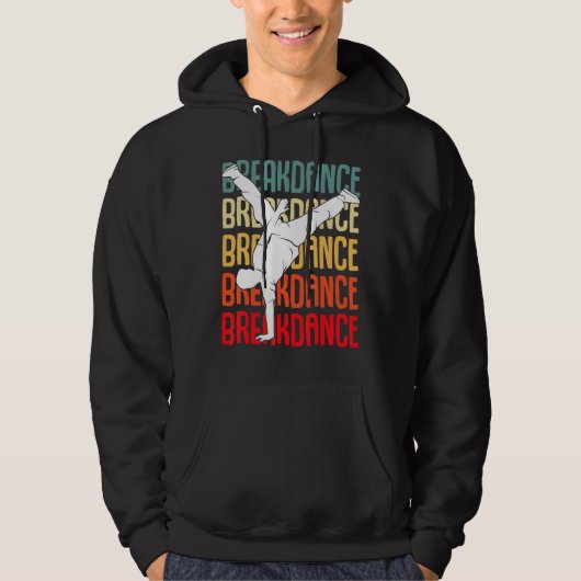 Breakdance Breakdancer Breakdancing Kids Boys Men Hoodie (Voorkant)