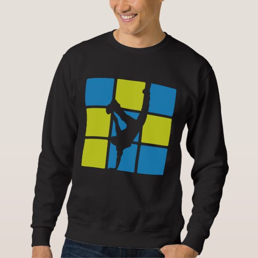 Breakdance Breakdancer Breakdansen B Boy Dansen D Trui (Voorkant)
