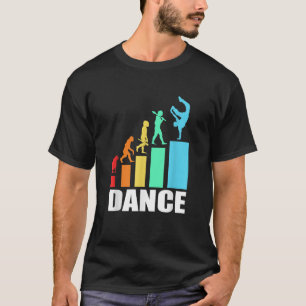 Breakdance-evolutie Retro Breakdancing T-shirt