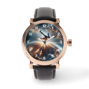 Breakdance ontmoet het universum horloge