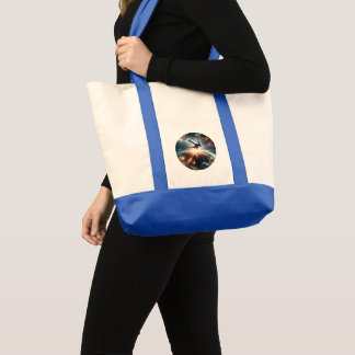 Breakdance ontmoet het universum tote bag