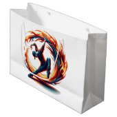 Breakdance straatbrand met stedelijke energie groot cadeauzakje (Voorkant Gekanteld)