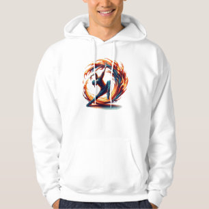 Breakdance straatbrand met stedelijke energie hoodie