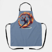 Breakdance straatbrand met stedelijke energie schort (Voorkant)