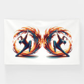 Breakdance straatbrand met stedelijke energie spandoek (Horizontaal)