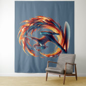 Breakdance straatbrand met stedelijke energie wandkleed (In situ)