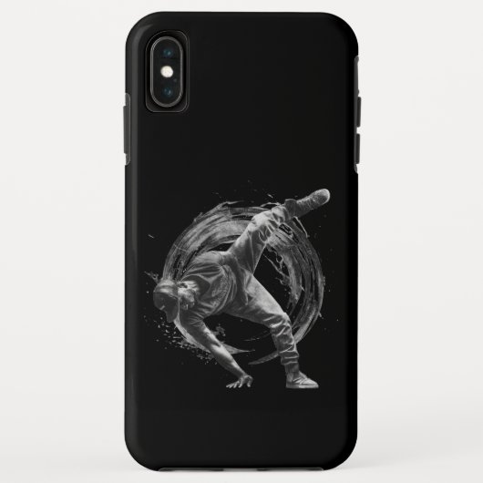 Breakdance Urban Style Monochrome Motion Art Case-Mate iPhone Case (Achterkant)
