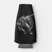 Breakdance Urban Style Monochrome Motion Art Flesjeskoeler (Voorkant)