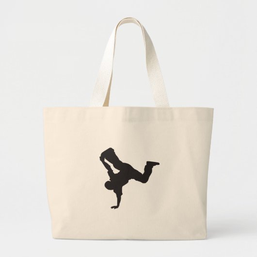 Breakdancer Grote Tote Bag (Voorkant)