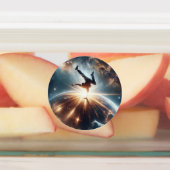 Breakdancer in actie, Ai, Actie in de Galaxy Labels (Aangebracht)