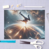 Breakdancer in actie, Ai, Actie in de Galaxy Tissuepapier (Craft)