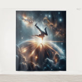 Breakdancer in actie, Ai, Actie in de Galaxy Wandkleed (Voorkant)