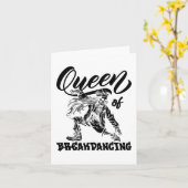 Breakdancing Breakdancer Bboy Dancing Queen of Bre Kaart (Gele Bloem)