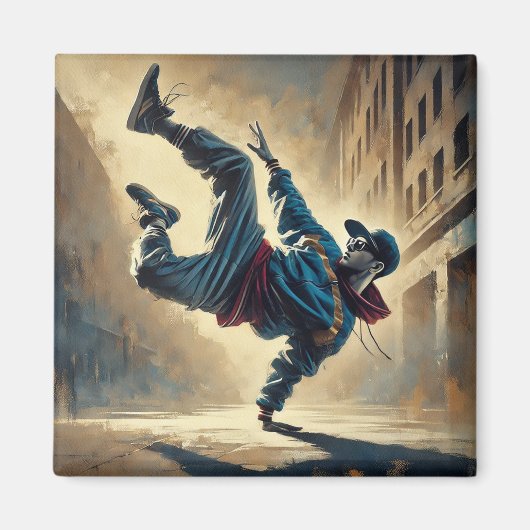 Breakdancing Magneet (Voorkant)