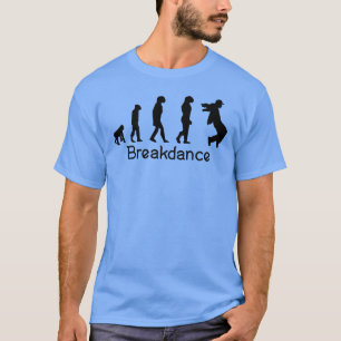 Breakdans Breakdansen Break-dancer Evolutie T-shirt