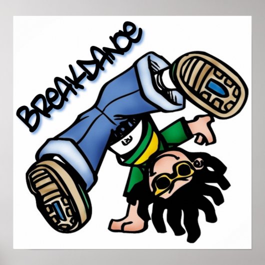 Breakdans poster (Voorkant)