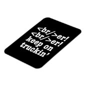 breaker! breaker! Keep on truckin' / HTML-code Magneet (Linkerzijde)