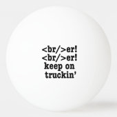 breaker! breaker! Keep on truckin' / HTML-code Pingpongballen (Achterkant)