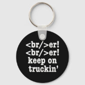 breaker! breaker! Keep on truckin' / HTML-code Sleutelhanger (Achterkant)